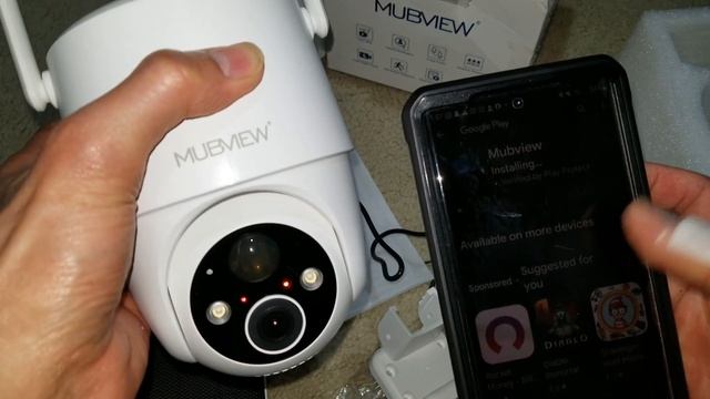 MUBVIEW Solar Security Cameras Wireless Outdoor 2K 360° PTZ Battery Powered Outdoor 2.4Ghz WiFi смотреть онлайн