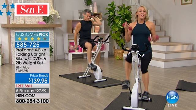 ProForm XBike with 2 lb. Weight Set 2 Workout DVDs смотреть онлайн