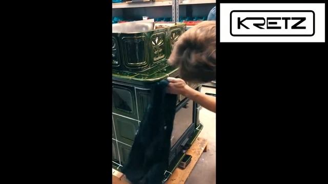 KRETZ Fireplace Krby - kachlová kamna POEZIE смотреть онлайн