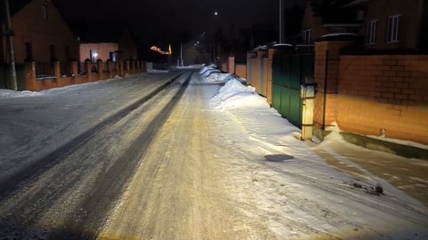 MTF Digital light дальний, снег, мокрый снег