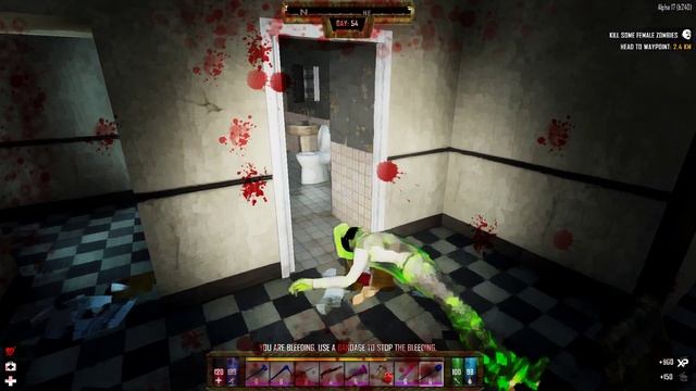 7 Days to Die alpha 17 INSANE DARKNESS FALLS ч 74 И с титановой броней я смертен смотреть онлайн