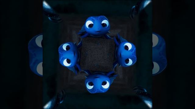 Hope. Turtle. 3D Hologram. Kaleidoscope. #3dhologram #hologram