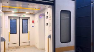 Граффити!!! Объявления машиниста! Электропоезд ЭП2Д-0160,на станции Электрозаводская