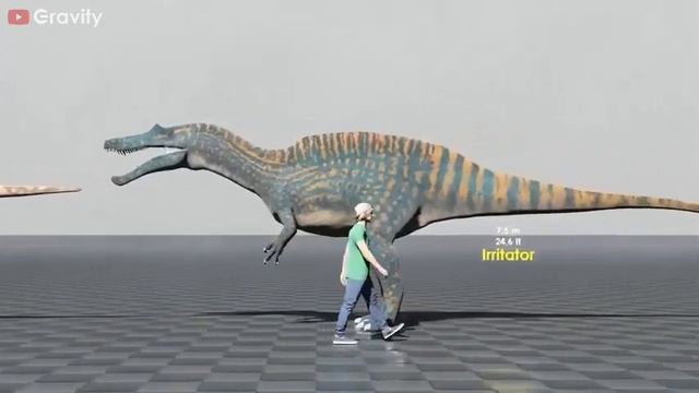 Сравнение размеров динозавров смотреть онлайн