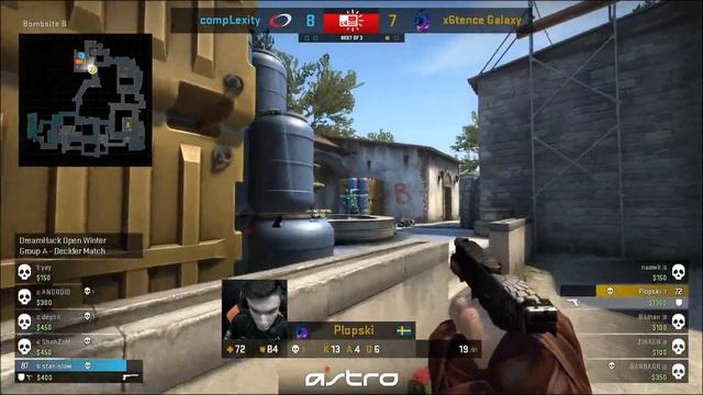 compLexity vs x6tence Galaxy - Inferno - DreamHack Open Winter 2018 смотреть онлайн