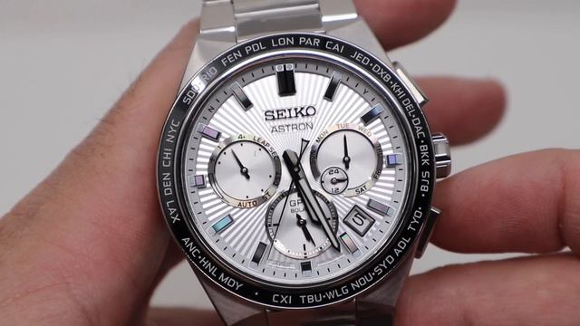 Unboxing Seiko Astron 5X Series GPS Solar Titanium SSH117J1 смотреть онлайн