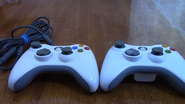 Comparativa ;Control Xbox 360 alambrico e inalambrico смотреть онлайн