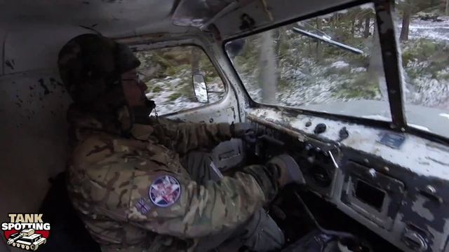ATS-59 Artillery Tractor Forest Ride Inside - POV Headcam смотреть онлайн