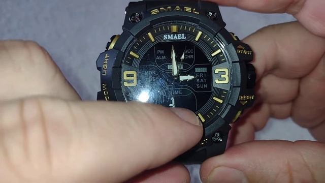 Como acertar a hora do relógio smael 8049 ( aprenda como configurar hora, alarme e cronômetro ) смотреть онлайн