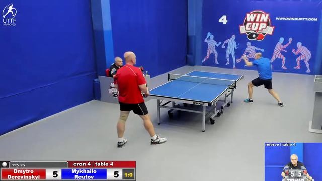18:30 Деревинский Дмитрий 3-0 Реутов Михаил стол 4 ЮГ-3 13.04.22 смотреть онлайн