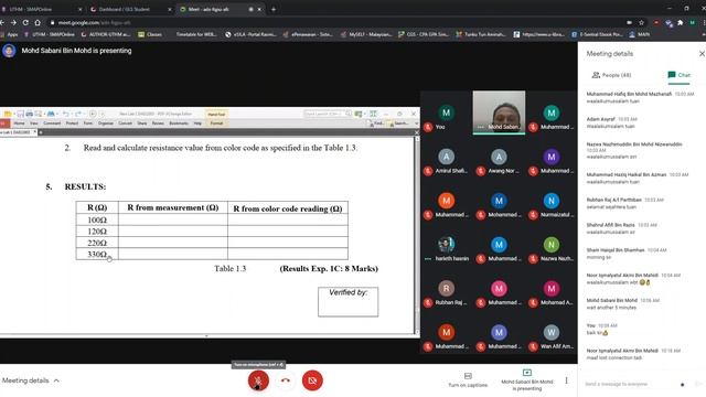 DAE11003 ELECTRICAL TECHNOLOGY ( Kelas 3 ) смотреть онлайн