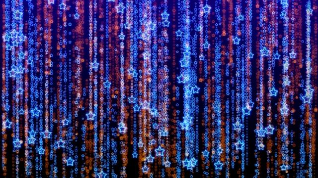neon star raining bokeh particles background video - copyright free, no copyright vj particles loop смотреть онлайн
