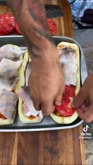 кабачки с рыбой смотреть онлайн