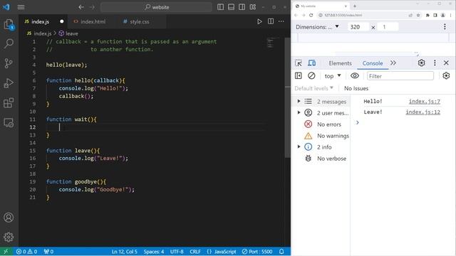 Функция ОБРАТНОГО ВЫЗОВА // JavaScript CALLBACKS смотреть онлайн
