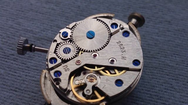 Raketa 2623.H with blue screws смотреть онлайн