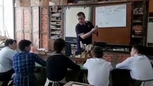 Урок столярного дела в коррекционном 8 классе. Новая тема. Фрагмент.