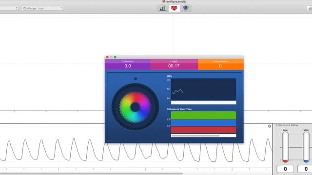 emWave from HeartMath and its breath pacer mandala смотреть онлайн