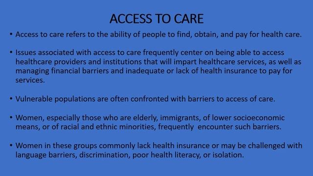 VIDEO 2 health focus on selected population of women смотреть онлайн