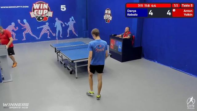 18:00 Denys Kebalo 2-3 Anton Yolkyn South 4 WIN CUP 08.09.2022 WINCUP | TABLE TENNIS смотреть онлайн