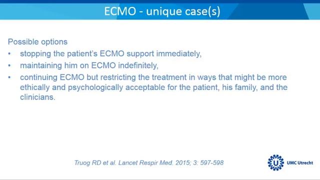 Winning the ECMO patient Clinical and ethical dilemmas Kesecioglu Jozef