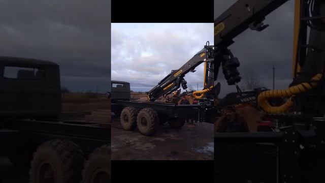Урал длиннобазный с прицепом и установкой смотреть онлайн