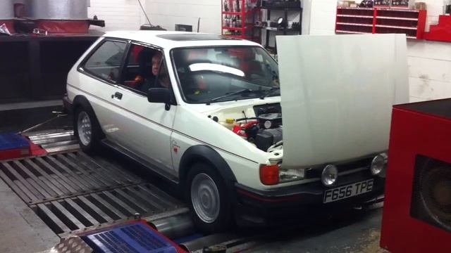 Fiesta MK2 XR2 on the dyno смотреть онлайн