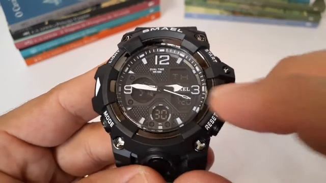 Relógio SMAEL 8008 - Muito Bom! смотреть онлайн