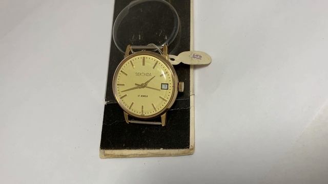 Мужские наручные часы Seconda СССР редкие в позолоте смотреть онлайн
