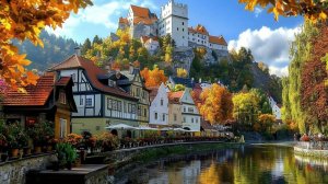 Чески-Крумлов, Чехия. Прекрасный средневековый город, пешеходная экскурсия в формате 4K | #шариклайф