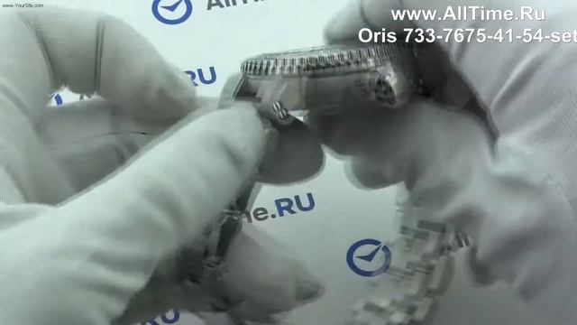 Обзор. Мужские наручные часы Oris 733-7675-41-54-set смотреть онлайн