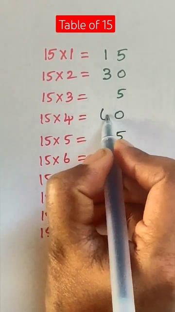 15th table trick #maths #knowledgetricks #shorts смотреть онлайн