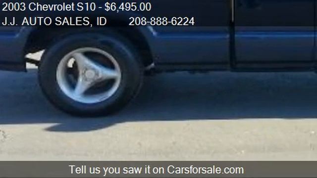 2003 Chevrolet S10 LS Ext. Cab 2WD - for sale in Meridian, I смотреть онлайн