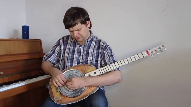 Мой вариант банджо || Хороший резонатор из консервной банки. смотреть онлайн
