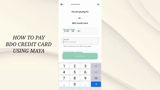 HOW TO PAY BDO CREDIT CARD USING MAYA | PAY CREDIT CARD USING MAYA смотреть онлайн