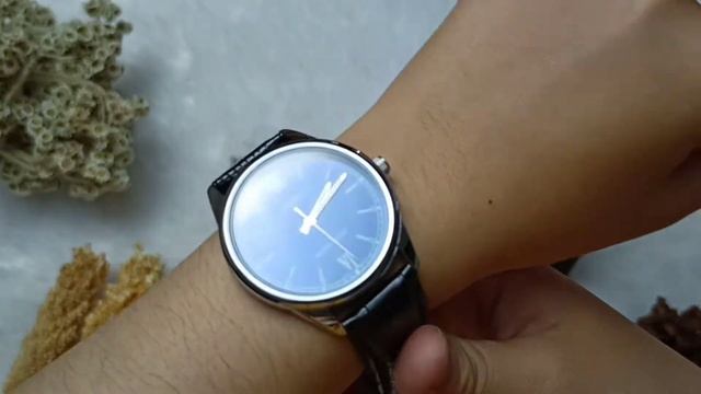 Casio Dress Gents Blue Dial Brown Leather смотреть онлайн