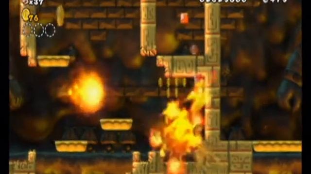 Let's Play New Super Mario Bros. Wii Part 45 - World 8 - Bowser's Castle Part 2 смотреть онлайн