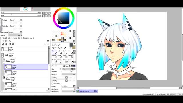 Speedpaint Photoshop PaintTool Sai смотреть онлайн