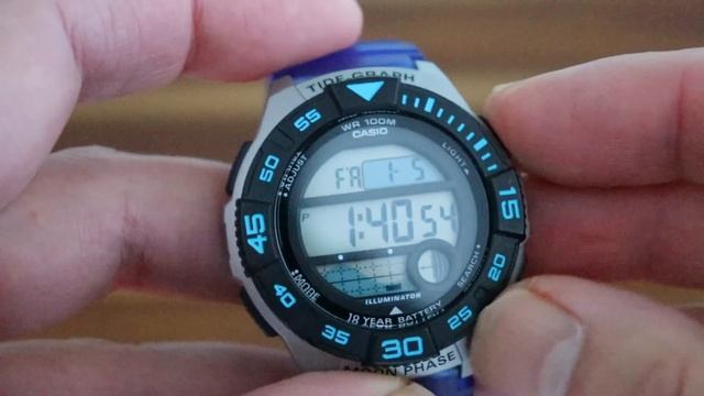 Casio WS-1100H | Colourful Tide Graph Watches