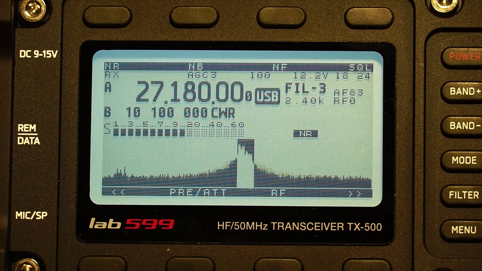 Работа мощной радиостанции в режиме SSB на 27.180 МГц, оператор Ворона, г. Владивосток смотреть онлайн
