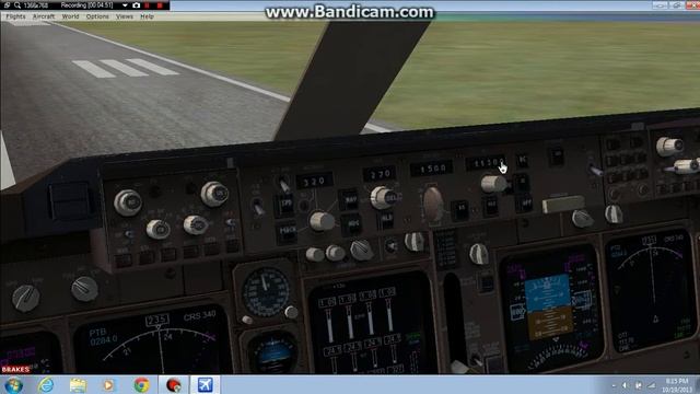 How to take off in the 747 and set autopilot смотреть онлайн