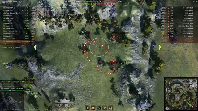 Conqueror GC 11 к Урона! (ГК) Самый эпичный бой на САУ #WoTPlayChannel смотреть онлайн