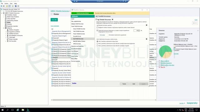 Kaspersky Security Center Windows Cihazlar için Ağ Tehdidi Koruması Yapılandırılması #52 смотреть онлайн