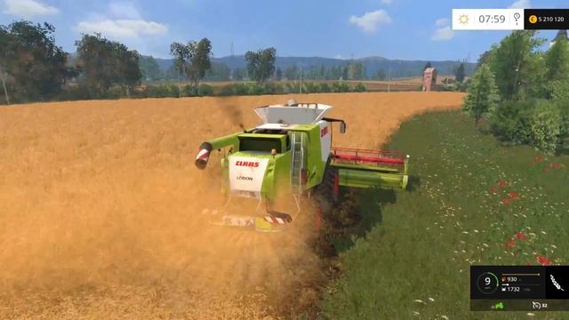 Claas Lexion 670 & 670TT - Farming Simulator 2015 смотреть онлайн