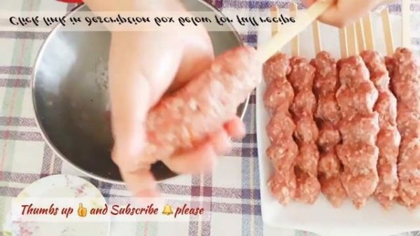 Authentic Turkish Urfa Kebab Recipe / Urfa Kebap (haşhaş kebap)