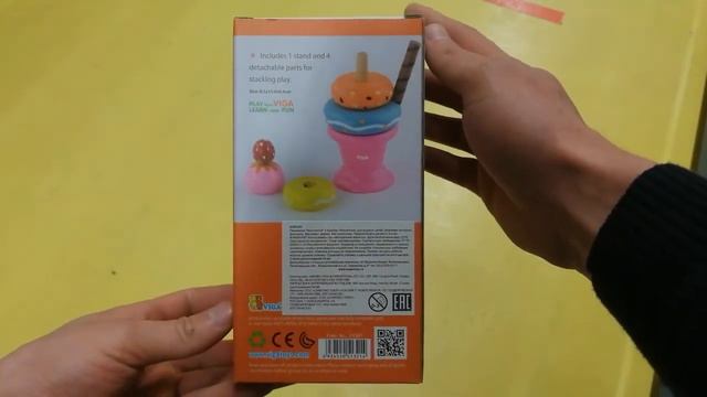 Пирамидка Мороженое в коробке м97055 VG51321 Брэнд: VIGA смотреть онлайн