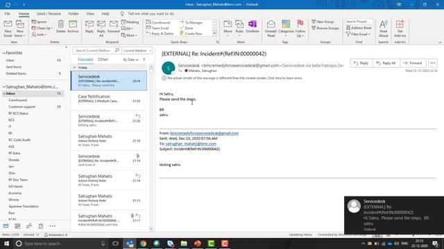 Rules for Subject Lines in Email Conversation in Remedyforce смотреть онлайн