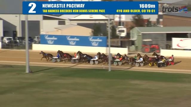NEWCASTLE - 01/03/2019 - Race 2 - TAB HARNESS BREEDERS NSW BONUS SCHEME PACE смотреть онлайн
