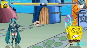 MUGEN - SpongeBob VS Hatsune Miku