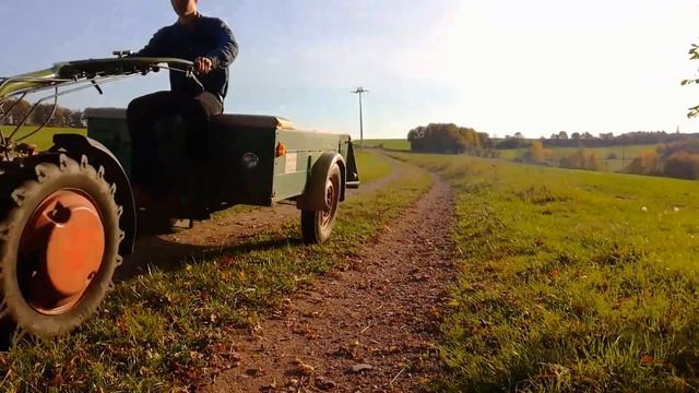 Einachser Agria 2700 mit Karre смотреть онлайн