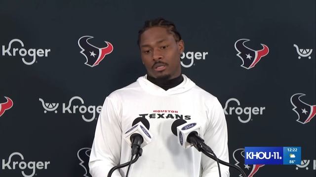 Texans star receiver Stefon Diggs addresses the media for the first time since joining the team смотреть онлайн